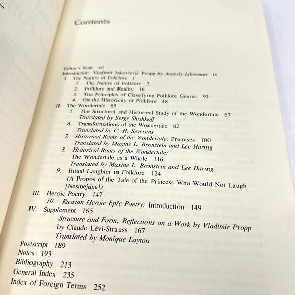 Theory and History of Folklore Volume 5 Literature Propp 1984 Paperback Book VTG - Picture 9 of 9